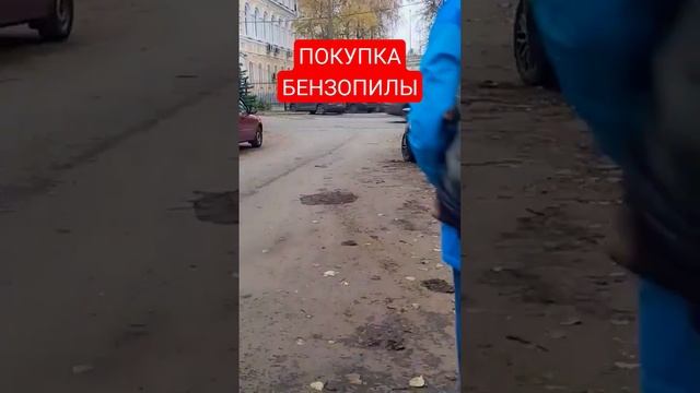 Покупка бензопилы для дачи. #дача #огород #пила #бензопила