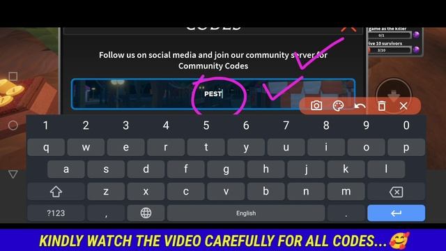 *New* ALL WORKING CODES FOR SURVIVE THE KILLER IN 2023 - ROBLOX SURVIVE THE KILLER CODES смотреть онлайн