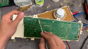 Ремонт платы LG direct drive ошибка DE , сгорает цепь насоса