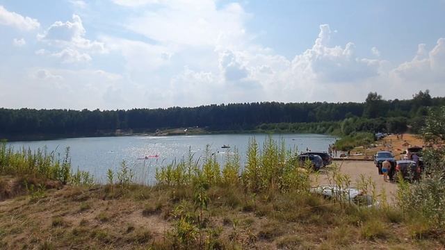 Поездка  на  озеро Леданово (посёлок Монино)