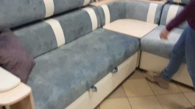 Угловой диван "Карина-5. Мята" / Диван-ON смотреть онлайн