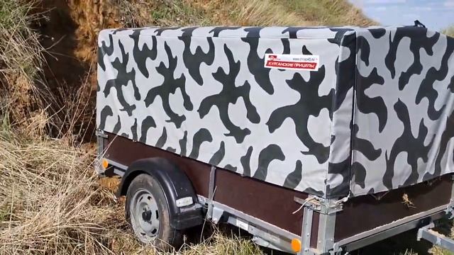 Видео отзыв о курганском прицепе Универсал Плюс. Мощь! смотреть онлайн