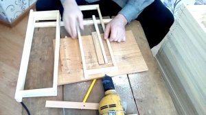 Как я сверлю отверстия в боковых планках рамок.