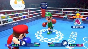 Mario & Sonic at The Olympic Games Tokyo 2020 Boxing - Mario Vs Luigi (Very Hard Cpu)