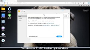 10-2023 $180 TerraMaster F2-212 NAS with DOCKER Support, TOS 5, RTL1619B, 1 GB DDR4
