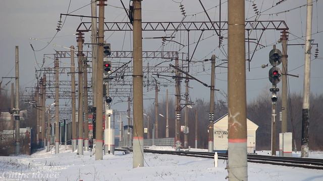 ЖЕЛЕЗНОДОРОЖНАЯ ПОДБОРКА / RAILWAY COMPILATION # 119 - Предновогодняя. Часть / Part 3 - МОРОЗНАЯ смотреть онлайн