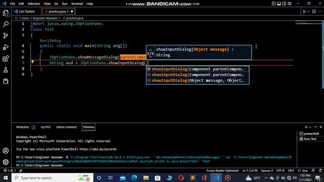 JOptionPane|showMessageDialog|showInputDialog|import javax.swing.JOptionPane;|swing class in java