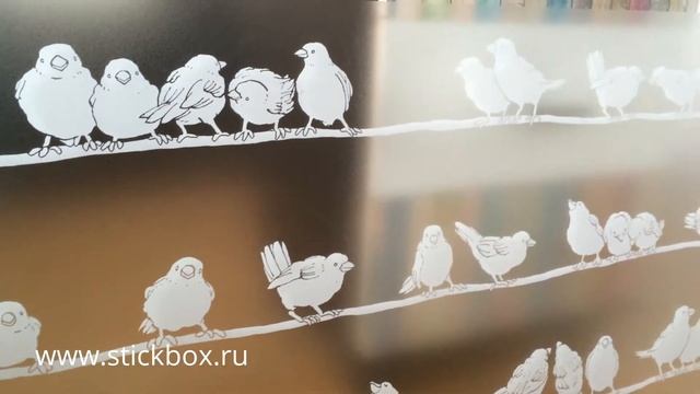 Статическая витражная пленка, d-c-fix 216-0020, Воробьи смотреть онлайн