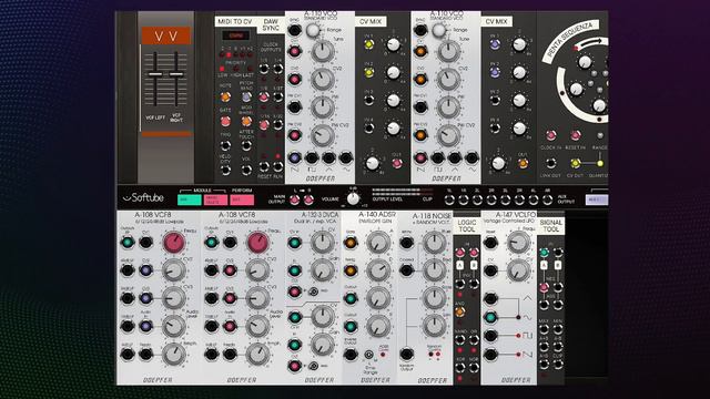 Softube Modular. Обзор за минуту от Pavel Khvaleev и Blackfeel Wite.