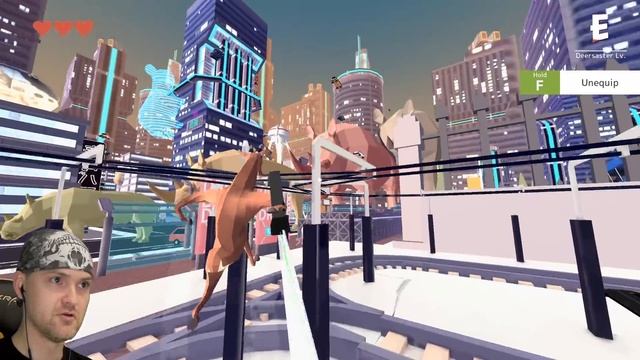 ОЛЕНЬ ИЗ БУДУЩЕГО ► Deeeer Simulator #3 смотреть онлайн