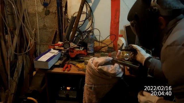 Ремонт сковороды (восстановление резьбы ручки)