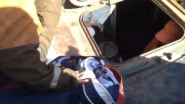 МТЛБ, Талаканский зимник летом