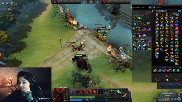 Юранус играет в доту 1 на 1 на разбан. смотреть онлайн