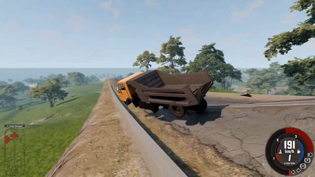 СПУСК СМЕРТИ НА СОВЕТСКИХ МАШИНАХ / Beam.NG Drive смотреть онлайн