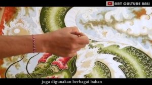 APA ITU LUKISAN BATIK? | Lukisan Batik Dragon Cakra. Karya Ida Bagus Lawa Bergawa