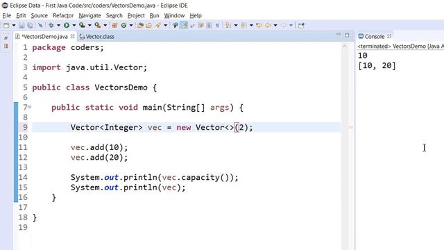 #72 | Vector in Java (Hindi) | ArrayList vs Vector | Which is better and Why? | With example смотреть онлайн