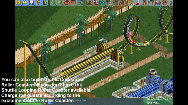 Roller Coaster Tycoon 2 Beginner Guide: Starting off, Easy money, High guest attendance смотреть онлайн