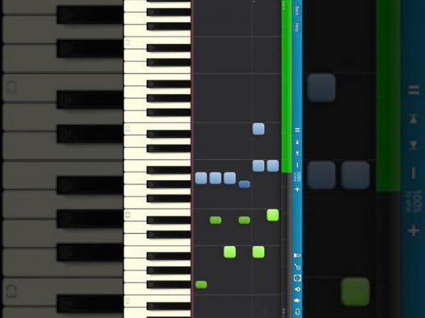 Баста - Моя игра - Как играть на пианино #shorts #pianotutorial #synthesia