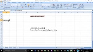 PART 45 - DIRECT & INDIRECT FUNCTION IN MS EXCEL (TAMIL)