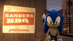 sonic eats a lemon and dies but its in SFM