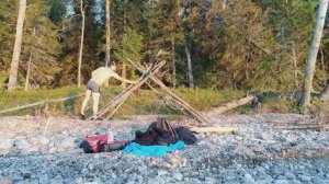 Выживание на острове в карелии на онежском озере