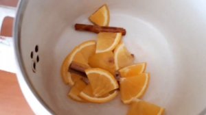 Чай апельсин с корицей. (В домашних условиях)