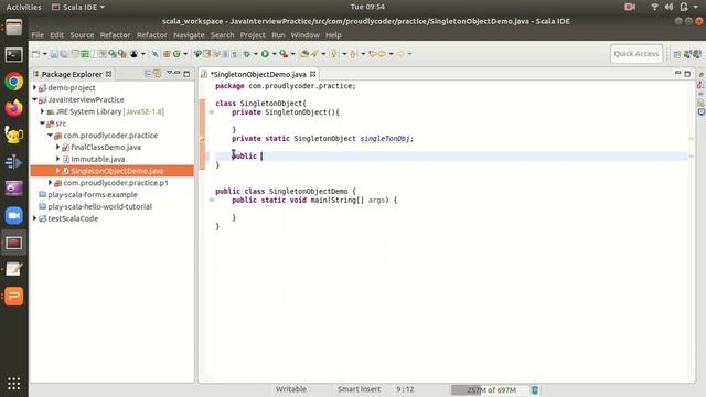 Singleton Design Pattern in java | Singleton Object | Singleton Class #java #designpatternsinjava