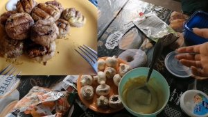 Готовим Шампиньоны на мангале. Объедение