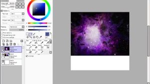 как вставить картинку в PaintTool SAI