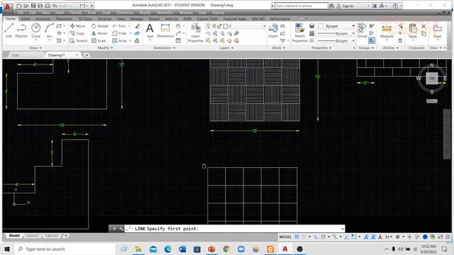 18.AutoCAD full tutorial for beginners in Bangla-How to use Basic Drawing Practice part-2 in AutoCA смотреть онлайн