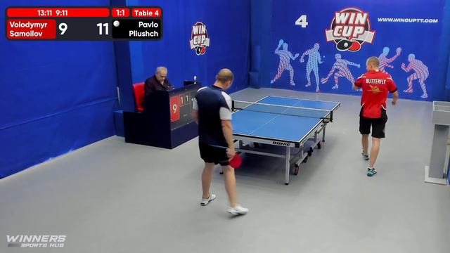 18:00 Самойлов Владимир  3-1 Плющ Павел   стол 4  ЮГ-3  23.06.22 смотреть онлайн
