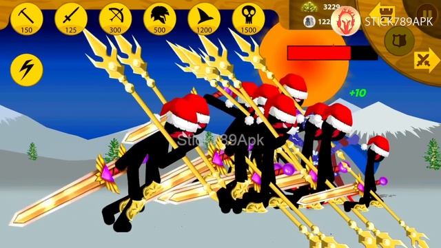GOLDEN FINAL BOSS GIANT CONTROLS ARMY GOLDEN SPEARTON, XIPHOS | Stick War Legacy Mod | Stick789Apk смотреть онлайн