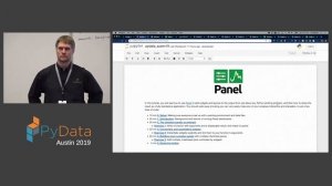 James A Bednar: Panel: Dashboards for PyData | PyData Austin 2019