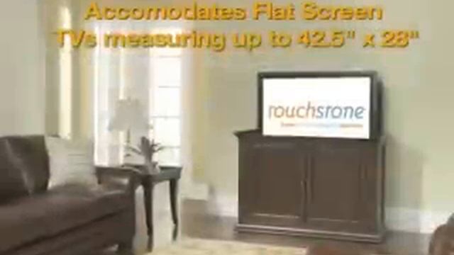 Harrison Espresso TV Lift Cabinet for flat screen TV's up to 45" смотреть онлайн