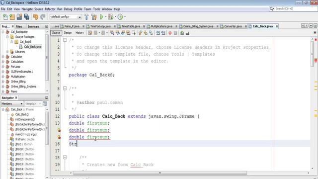 How to Create a Calculator in Java NetBeans смотреть онлайн
