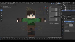 Как сделать Майнкрафт арт в Blender #1