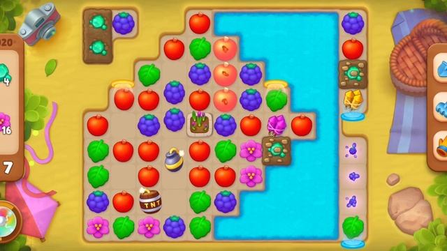 Прохождение игры Gardenscapes/Уровень 2020 смотреть онлайн