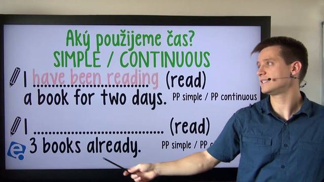 Present Perfect Simple vs. Present Perfect Continuous 01: Intro, vzorová situácia смотреть онлайн