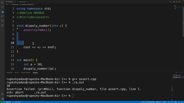 Assert In C and Cpp
