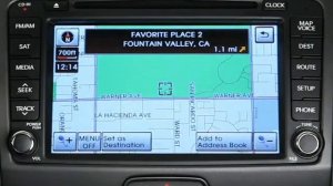 How to search for a destination using your Kia's navigation system