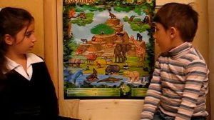 Звуковой плакат "Веселый зоопарк" ролик 1