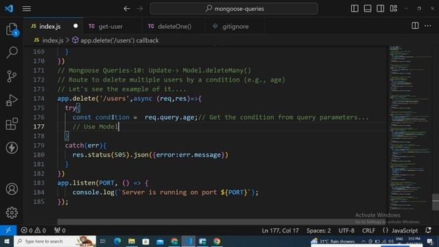 Model.deleteMany() in Node.js | Node.js Interview Questions | Basic-to-Advanced смотреть онлайн