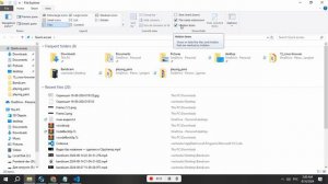 Пример того как поставить галочку скрытых папок в проводнике.