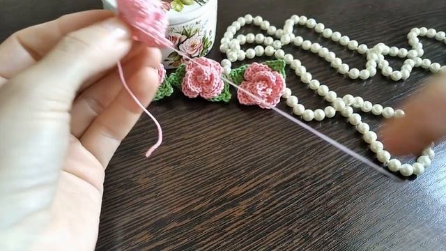 РОЗОЧКА крючком./ROSE crochet.