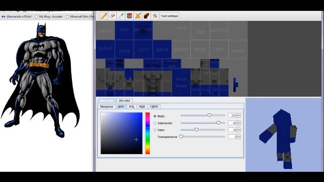 Minecraft skin: Batman - Speedpaint смотреть онлайн
