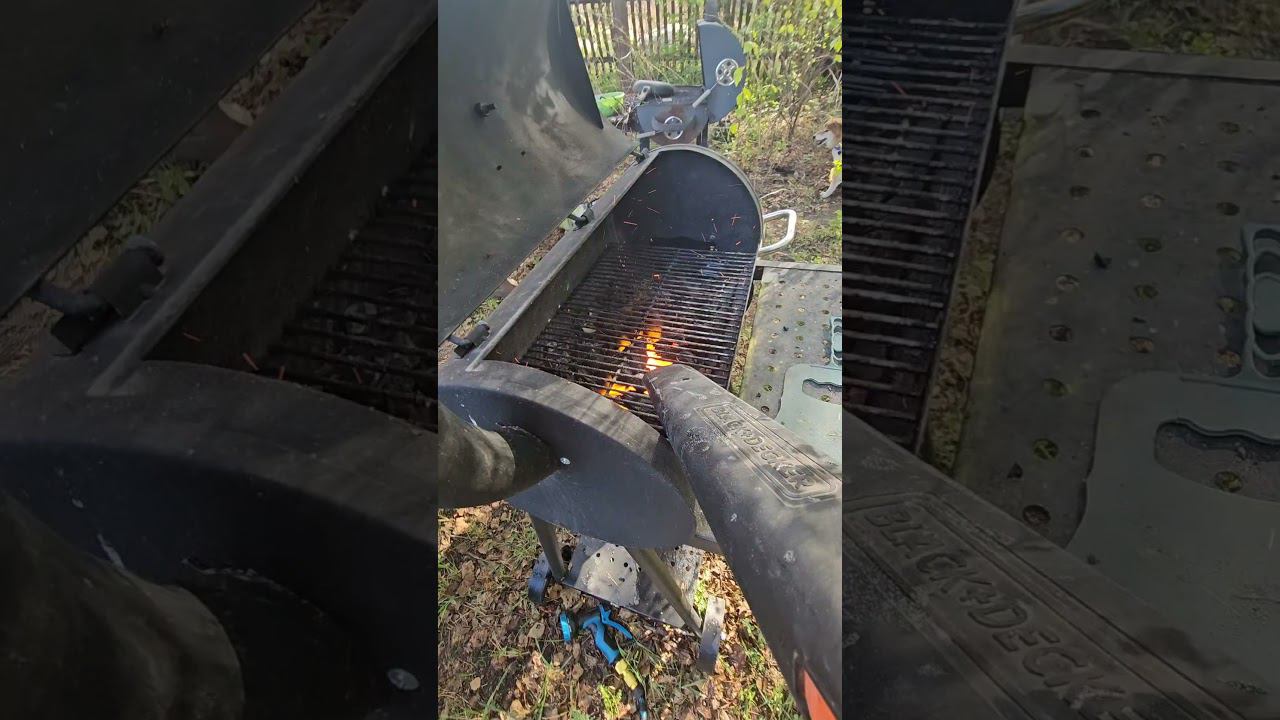 Слабоумие и Отвага. Не в ручную же разжигать. Шашлык #быстрыйрозжиг #мангал