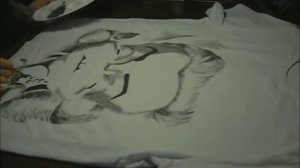 Ручная роспись футболки!