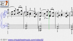 Amazing Grace sheet music for piano solo - Video Score