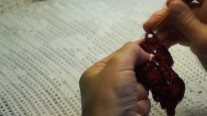 "Темно-вишневая Шаль", вязание крючком,crochet shawl ( Шаль №142)