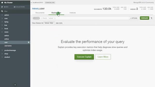 12 MongoDB Compass Community 可视化工具的使用 —— Koa教程 Koa2 Nodejs MongoDb打造CMS 前后端全栈 项目实战 смотреть онлайн